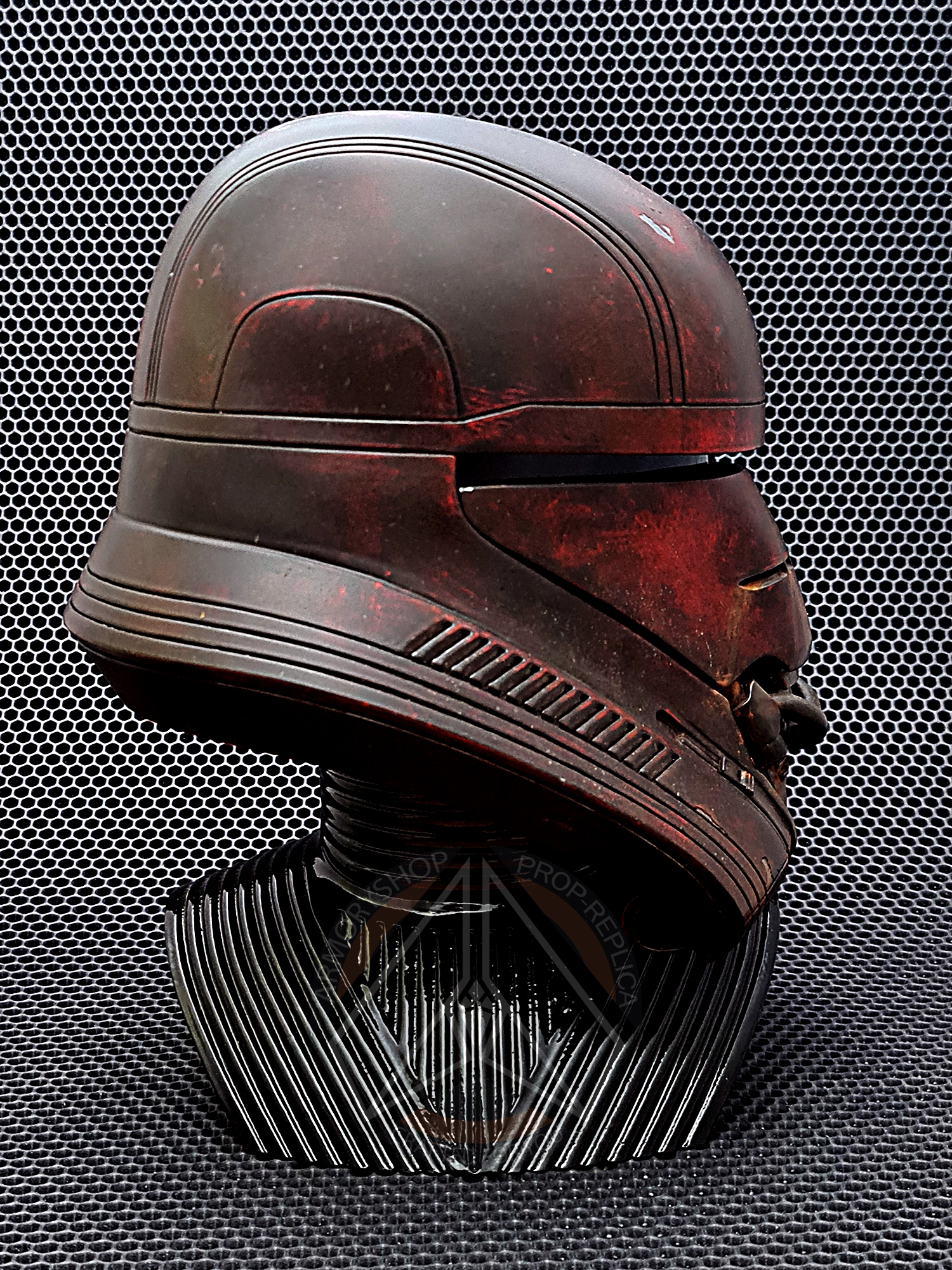 "GUIDE-LINE" Mythos Series: "The Burried Jet" damaged Jet Trooper helmet (MYTHOS, Art Project)