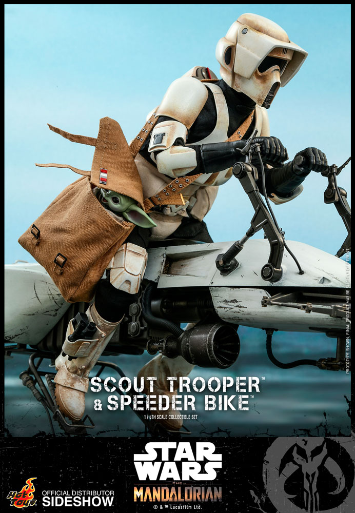 Hot Toys - Scout Trooper and Speeder Bike - 1:6 Scale Collectible - The Mandalorian - Television Masterpiece Series