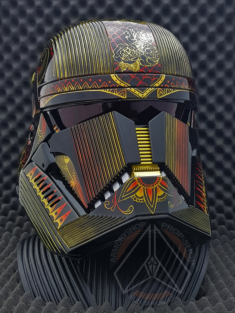Flor del Muerto - Sith Trooper Helmet (Art Project)