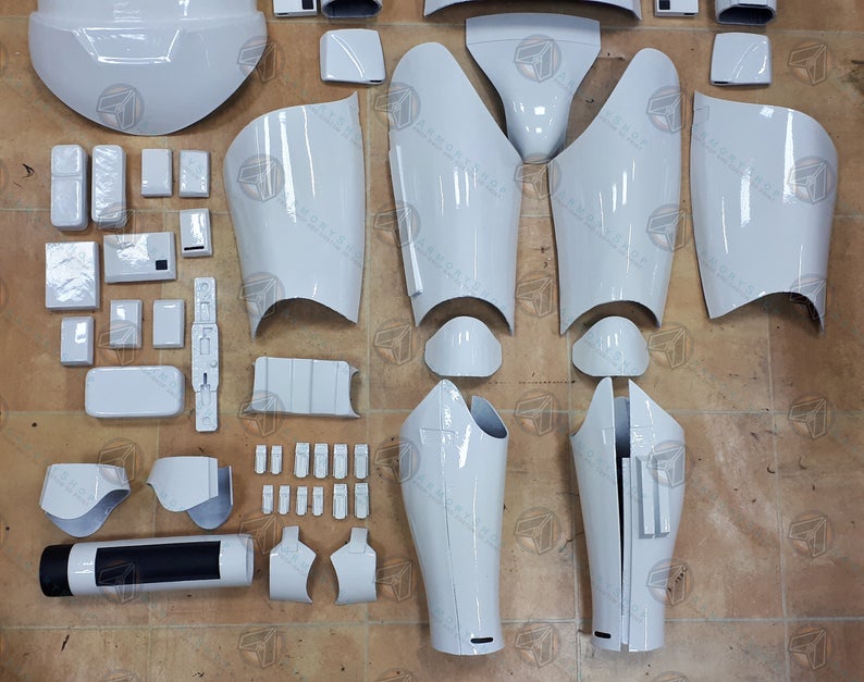 First Order TK Stormtrooper Armor (TFA/TLJ, Finished)