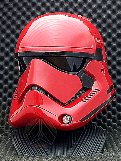 First Order Captain Cardinal Helmet (Expanded, Finished)