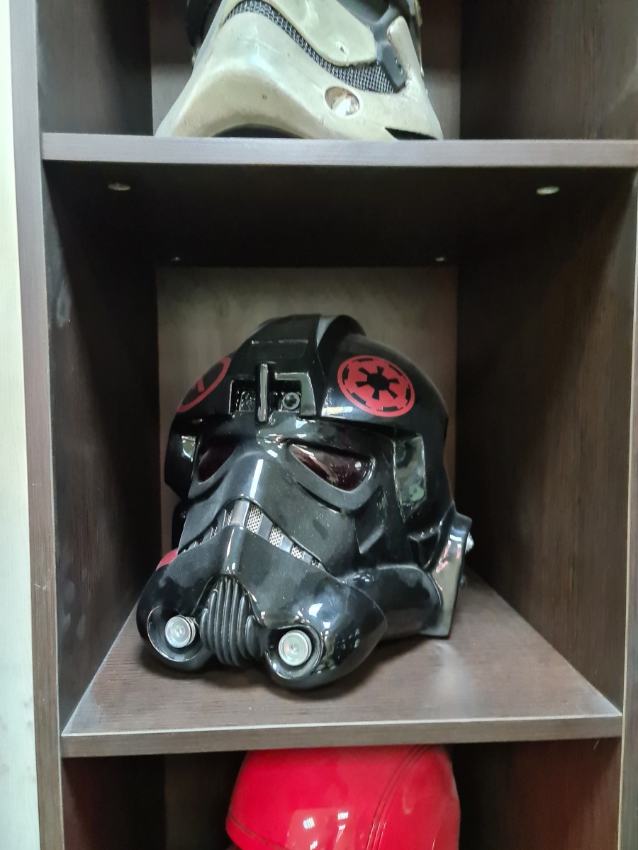 "GUIDE-LINE" Inferno Imperial TIE Pilot Helmet (SW:BF2, Clean, Finished)