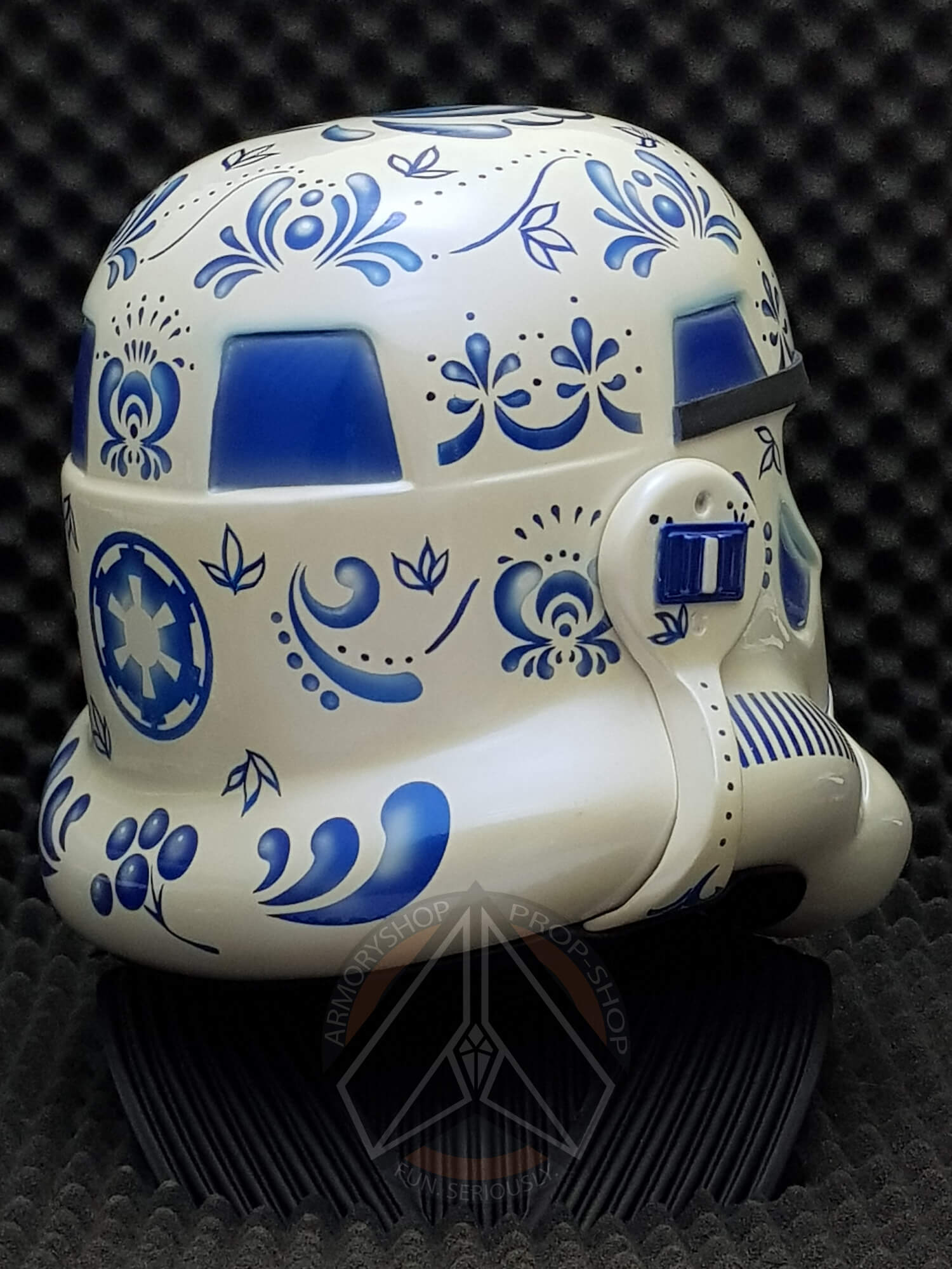 "GZHEL [Гжель]" - Stormtrooper Helmet (Art Project)