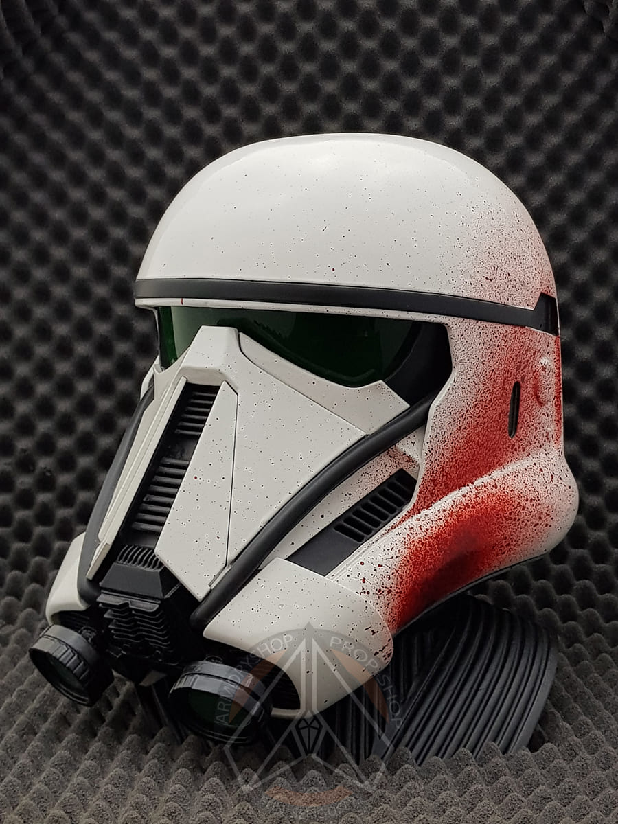 "GUIDE-LINE" DeathTrooper Ghost Helmet Mk4 (Blood, Finished)