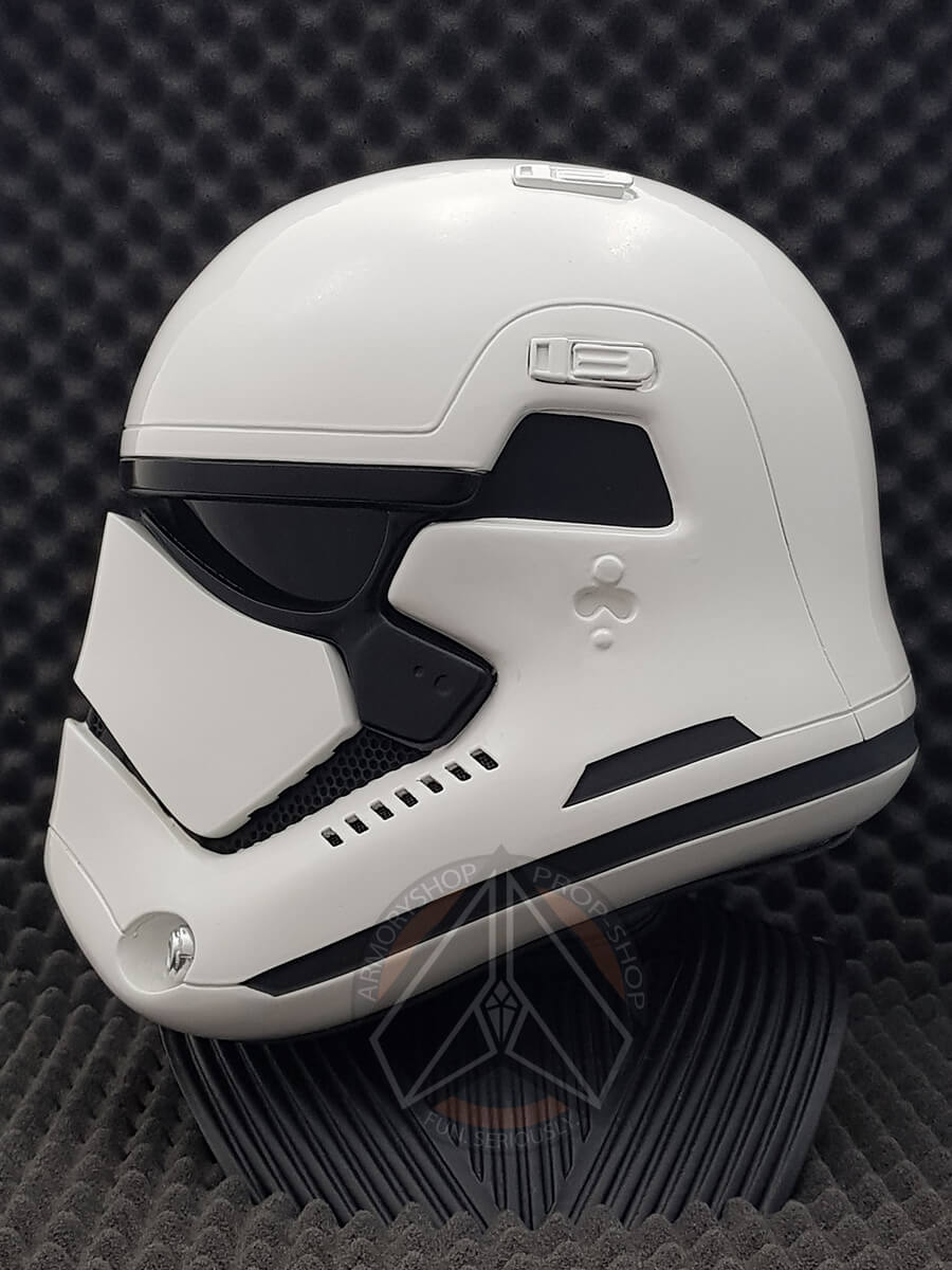 First Order Stormtrooper Helmet (TLJ/TROS, Finished)