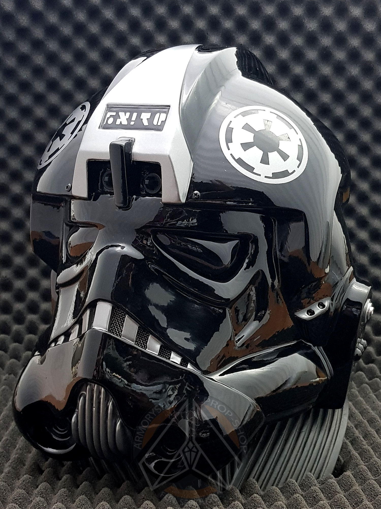 Imperial TIE Pilot Helmet Lt. OXIXO Variant (Clean, Finished)
