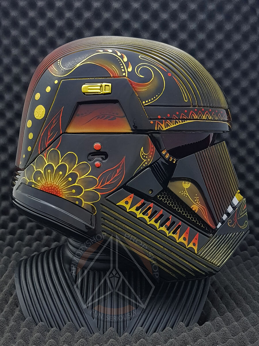 Flor del Muerto - Sith Trooper Helmet (Art Project)