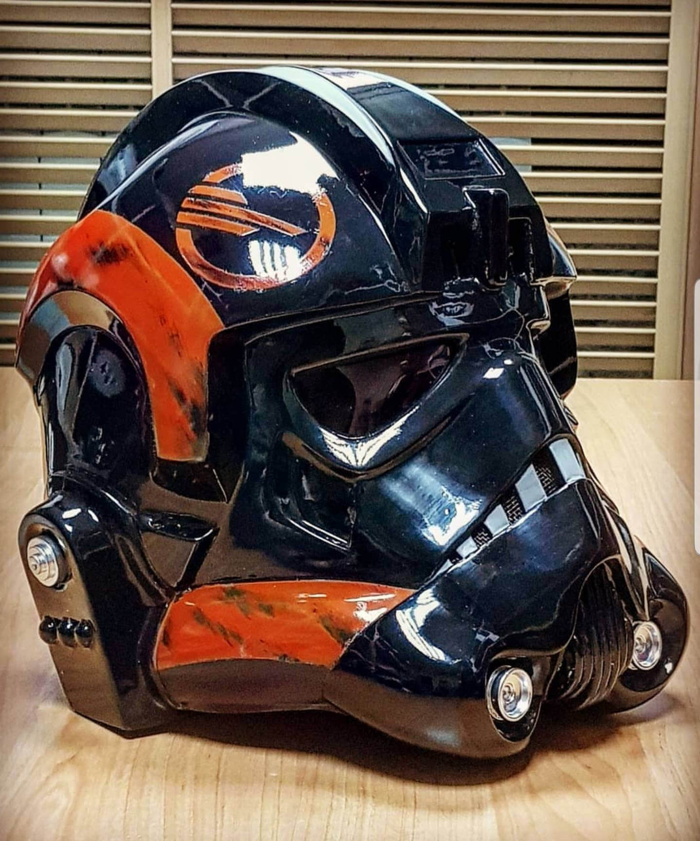 Inferno Imperial TIE Pilot Helmet (SW:BF2, Weathered, Finished)