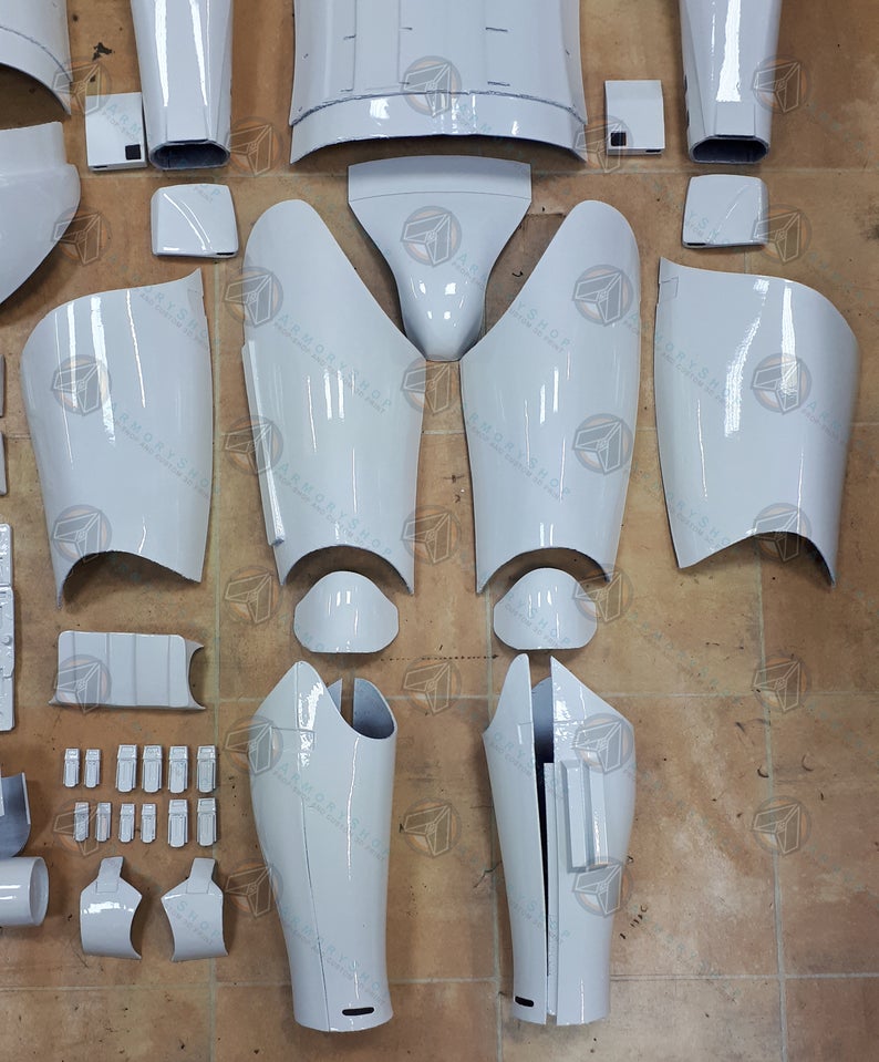First Order TK Stormtrooper Armor (TFA/TLJ, Finished)